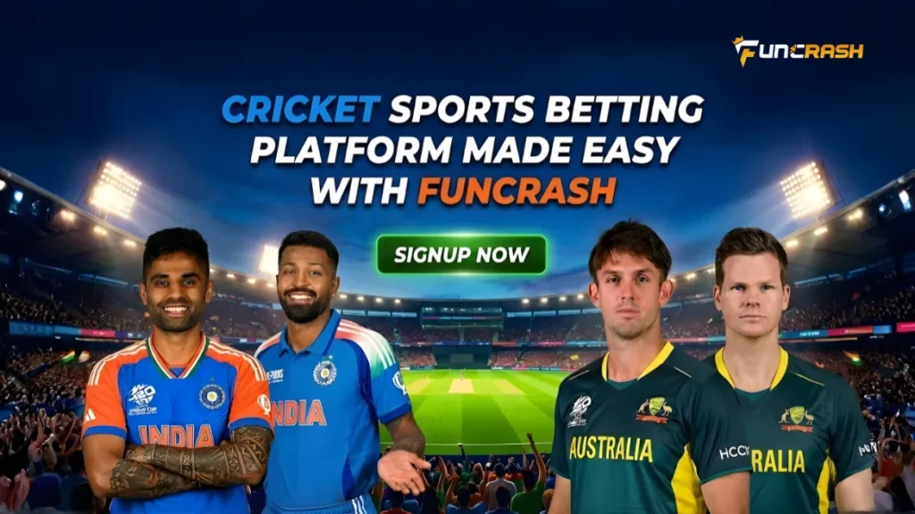 Cricket Sports Betting Platform Made Easy with Funcrash