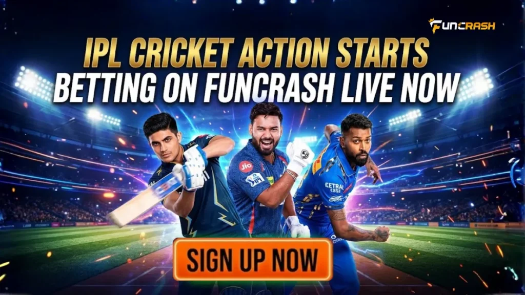 IPL Cricket Action Starts Betting on Funcrash Live Now