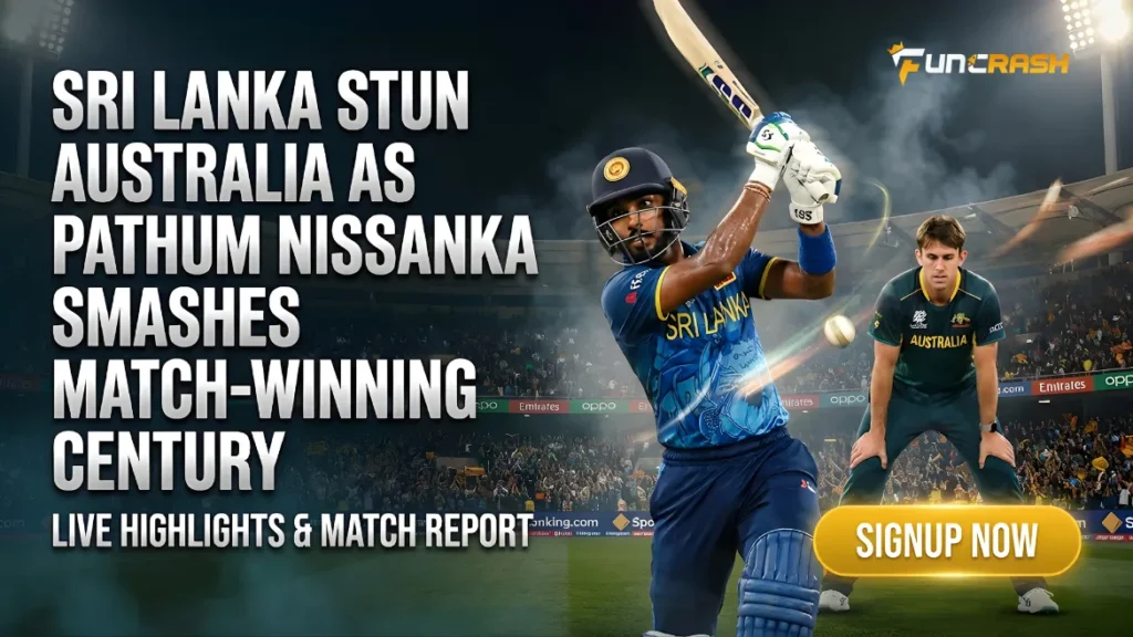 Sri Lanka vs Australia as Pathum Nissanka Smashes Match-Winning Century